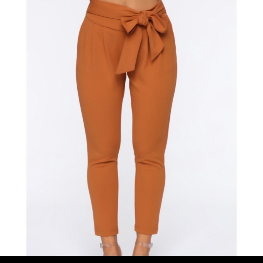 (#287) Fashion Nova tie front pants